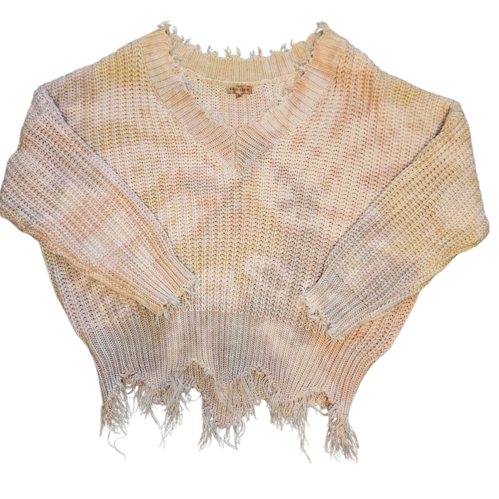 Main Strip Pastel V-Neck Sweater